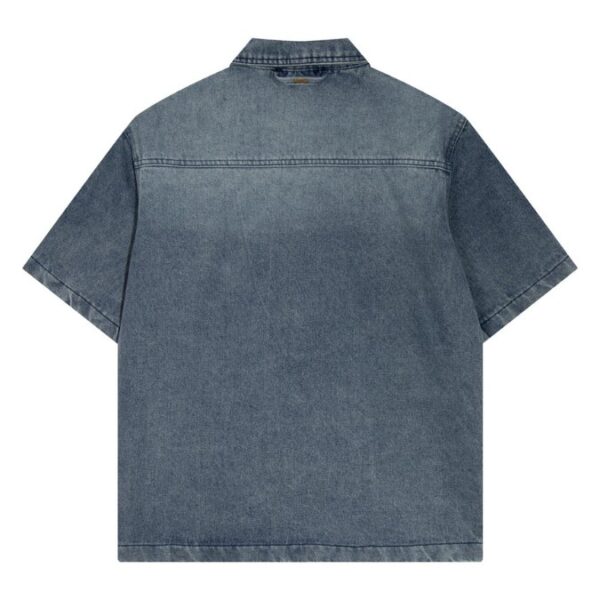 Denim Set Louis Vuitton Monogram Blue Shirt - Image 3