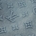 Denim Set Louis Vuitton Monogram Blue Shirt - Image 6