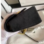 GG Marmont Velvet Schwarz 26 cm - Image 4