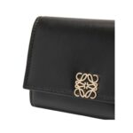 Puffer Anagram kleine vertikale Brieftasche aus gl?nzendem Nappa-Kalbsleder 8.2cm - Image 3
