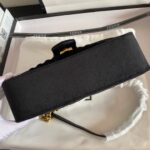GG Marmont Velvet Schwarz 26 cm - Image 5