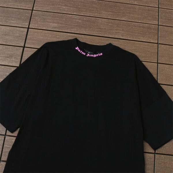 T-shirt Palm Angels Double Logo Oversized - Image 5