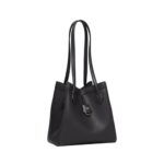 Umwandelbare Ledertasche in Schwarz  27cm - Image 2