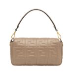 Ledertasche aus Nappaleder in Taupefarbe 15cm - Image 2