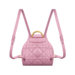 Hortensiaroze lamsleer met Macrocannage-motief 18cm - Image 3