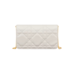 Lattekleurig lamsleer met Macrocannage-motief 19cm - Image 3