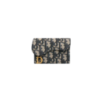 Blauwe Oblique-jacquard