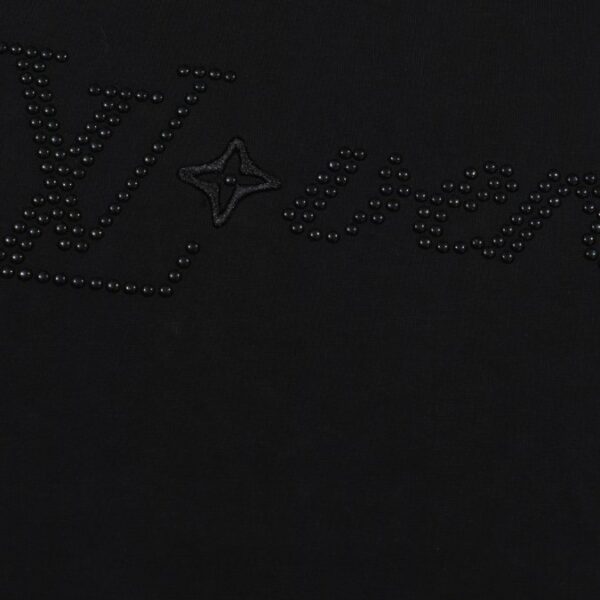 T-shirt Louis Vuitton LV Lovers All Black - Image 5