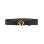Beidseitiger Gürtel aus braunem Leder 2cm - Image 3
