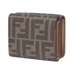Braune FF Stoffbrieftasche mit Statue Druck 8cm - Image 2