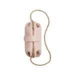 Lauren 1980 Clutch aus gepolstertem Intrecciato-Leder in Cameo 15cm - Image 3
