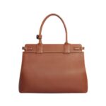 Geschmeidiges, strukturiertes Kalbsleder in Tan 34cm - Image 2