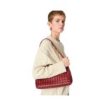 Top-Griff-Tasche mit verl?ngertem Griff in Rosenholz 18cm - Image 2