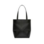 Mittlere Puzzle Fold Tote aus gl?nzendem Kalbsleder 31.5cm - Image 2