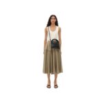 Crossbody-Tasche mit Intrecciato in Schwarz 14.5cm - Image 2