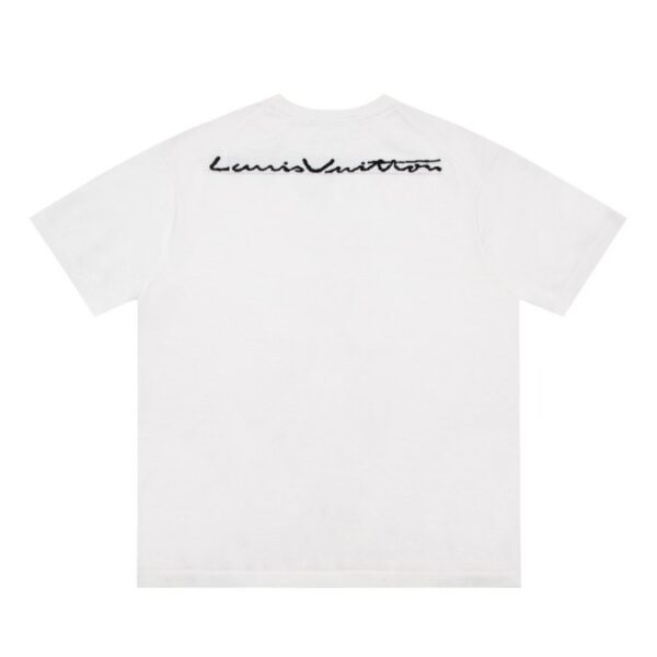 T-shirt Louis Vuitton Cartoon Embroidery - Image 2