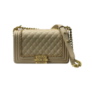 Boy Old Beige mit Kette 25 cm