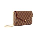 F?licie Damier Ebene Canvas Clutch 21cm - Image 2