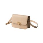 Leder-Schultertasche mit ?berschlag in Sandbeige 15cm - Image 2