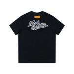 T-shirt Louis Vuitton Black White Logo - Image 2