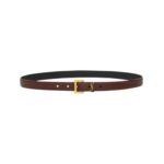 Cassandre dünner Gürtel aus glattem Leder 2cm - Image 2