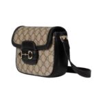 Weiche Mini-Schultertasche aus braunem Leder 20cm - Image 2