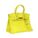Limette Epsom Gold-Hardware 30cm - Image 2