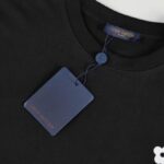 T-shirt Louis Vuitton LV Floral Black Print - Image 5