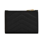Cassandre Matelass? Fragments Bifold-Geldb?rse aus Grain de Poudre-Leder 13cm - Image 2