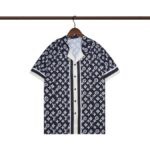 Set Louis Vuitton LV Monogram Shirt & Shorts - Image 2