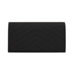 Cassandre matelassierte gro?e Klappenbrieftasche aus Grain de Poudre-Leder 19cm - Image 2