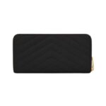 cassandre matelass? zip around wallet in grain de poudre leather 19cm - Image 2