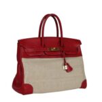 Rouge Vif Buffalo und Crinoline mit Gold-Beschl?gen  35cm - Image 2