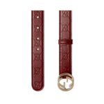Leder mit GG-Ornament in Rot 3cm - Image 2