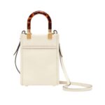 Mini Tasche aus wei?em Leder  18cm - Image 2