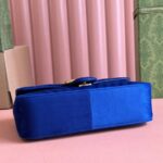 GG Marmont Velvet Blau 26 cm - Image 2