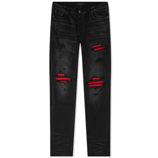 Jeans Amiri Ultra Suede MX1 'Aged Black' - Image 1