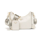 Re-Edition 2005 Saffiano Wei? 22 cm
