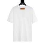 T-shirt Louis Vuitton LV White Embroidered Logo - Image 2