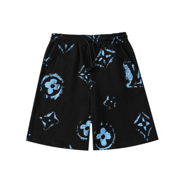 Shorts Louis Vuitton LV Black Splatter Monogram - Image 1