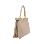 Ledertasche in Grau-Taupe 28cm - Image 3