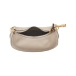 Mini Ledertasche in Taubengrau 13cm - Image 3