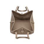Umwandelbare Ledertasche in Taupefarbe  27cm - Image 3