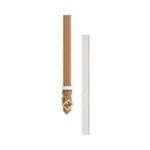Beidseitiger beiger Leder Gürtel 2cm - Image 3