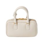 Arcadie-Leder-Mini Kreidewei? 10cm - Image 3
