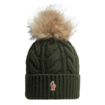 M?tze aus Wollmischung mit Pompon