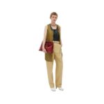 Top-Griff-Tasche aus seidigem Kalbsleder in Rosenholz 25cm - Image 4