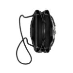 Top-Griff-Tasche aus geschmeidigem Intrecciato-Leder in Schwarz 25cm - Image 2