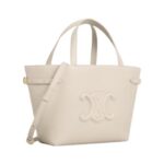 TRIOMPHE aus strukturiertem Kalbsleder in Pale Beige 20cm - Image 3
