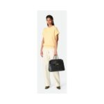 Top-Griff-Tasche aus seidigem Kalbsleder in Schwarz 33cm - Image 3